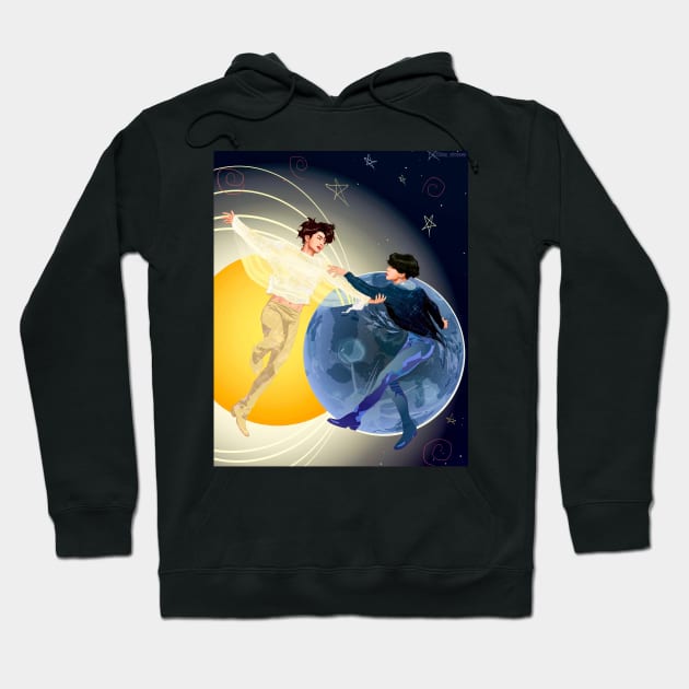 Sun and Moon Hoodie by Elsa-draws